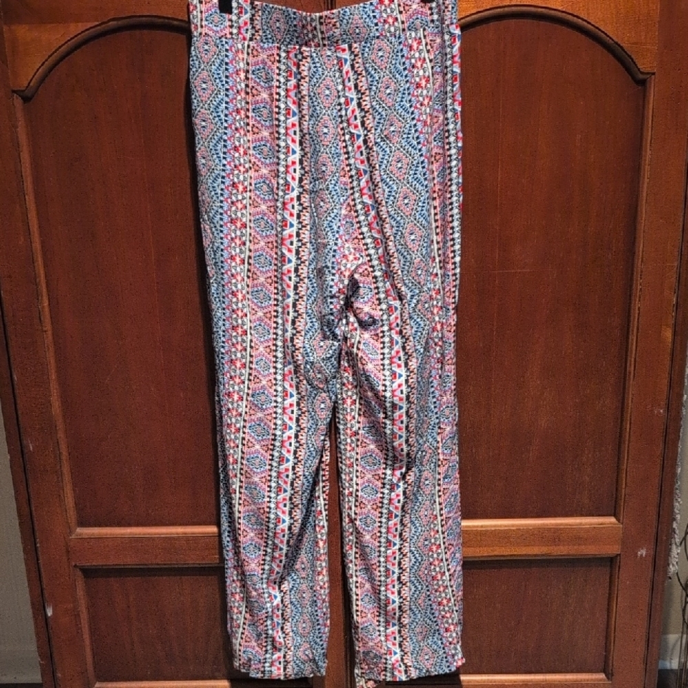 Patterned Geometric Pattern Women's Pants - image 4